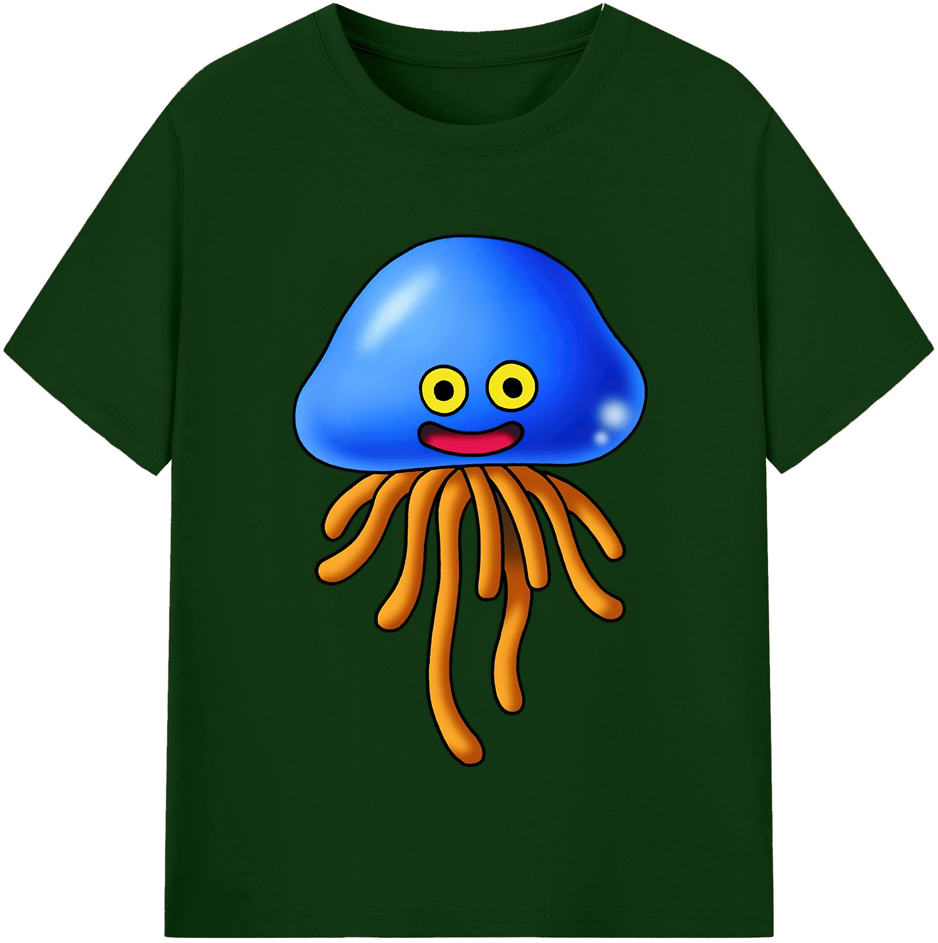 （画像用） ドラゴンクエスト Doragon Kuesuto Dragon Quest 綿100％半袖Tシャツ（フロントプリント）